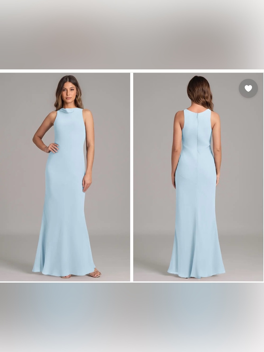 Azazie Allettie Bridesmaid Dress in Sky Blue